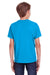 ComfortWash by Hanes GDH175 Youth Short Sleeve Crewneck T-Shirt Sky Blue Back