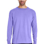 ComfortWash by Hanes Mens Long Sleeve Crewneck T-Shirt - Lavender Purple
