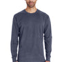 ComfortWash By Hanes Mens Long Sleeve Crewneck T-Shirt - Anchor Slate Blue