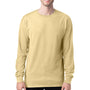 ComfortWash by Hanes Mens Long Sleeve Crewneck T-Shirt - Summer Squash Yellow
