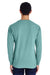 ComfortWash by Hanes GDH200 Long Sleeve Crewneck T-Shirt Spanish Moss Green Back