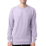 ComfortWash by Hanes Mens Long Sleeve Crewneck T-Shirt - Future Lavender Purple