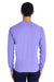 ComfortWash by Hanes GDH250 Long Sleeve Crewneck T-Shirt w/ Pocket Lavender Purple Back