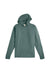 ComfortWash by Hanes GDH280 Mens Jersey Long Sleeve Hooded T-Shirt Hoodie Cypress Green Flat Front
