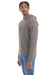 ComfortWash by Hanes GDH280 Mens Jersey Long Sleeve Hooded T-Shirt Hoodie Concrete Grey 3Q