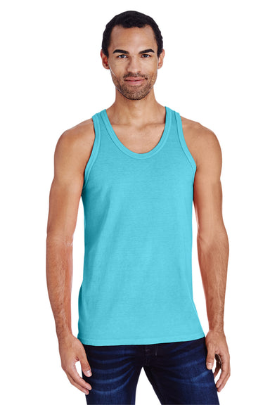 ComfortWash by Hanes GDH300 Tank Top Freshwater Blue Front
