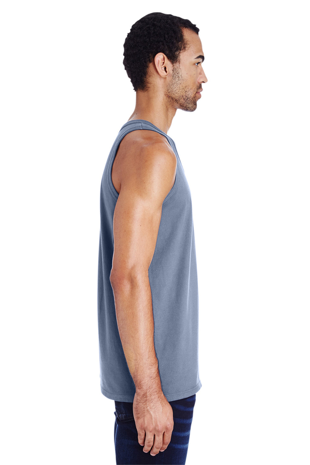 ComfortWash by Hanes GDH300 Tank Top Saltwater Blue Side