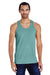 ComfortWash by Hanes GDH300 Tank Top Spanish Moss Green Front