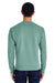 ComfortWash By Hanes GDH400 Mens Crewneck Sweatshirt Cypress Green Back