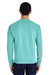 ComfortWash By Hanes GDH400 Mens Crewneck Sweatshirt Mint Green Back