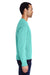 ComfortWash By Hanes GDH400 Mens Crewneck Sweatshirt Mint Green Side