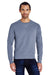 ComfortWash by Hanes GDH400 Crewneck Sweatshirt Saltwater Blue Front