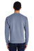 ComfortWash by Hanes GDH400 Crewneck Sweatshirt Saltwater Blue Back