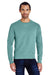 ComfortWash by Hanes GDH400 Crewneck Sweatshirt Spanish Moss Green Front