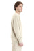 ComfortWash by Hanes GDH400 Mens Crewneck Sweatshirt Parchment SIde