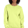 ComfortWash by Hanes Mens Crewneck Sweatshirt - Chic Lime Green