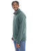 ComfortWash by Hanes GDH425 Mens 1/4 Zip Sweatshirt Cypress Green 3Q