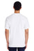 Gildan H000 Mens Hammer Short Sleeve Crewneck T-Shirt White Back