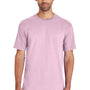 Gildan Mens Hammer Short Sleeve Crewneck T-Shirt - Light Pink - Closeout