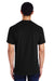 Gildan H000 Mens Hammer Short Sleeve Crewneck T-Shirt Black Back