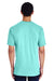 Gildan H000 Mens Hammer Short Sleeve Crewneck T-Shirt Chalky Mint Blue Back