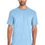 Gildan Mens Hammer Short Sleeve Crewneck T-Shirt - Chambray Blue