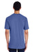 Gildan H000 Mens Hammer Short Sleeve Crewneck T-Shirt Flo Blue Back