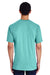 Gildan H000 Mens Hammer Short Sleeve Crewneck T-Shirt Seafoam Green Back