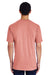 Gildan H000 Mens Hammer Short Sleeve Crewneck T-Shirt Terracotta Red Back