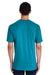 Gildan H000 Mens Hammer Short Sleeve Crewneck T-Shirt Tropical Blue Back