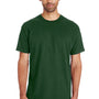Gildan Mens Hammer Short Sleeve Crewneck T-Shirt - Sport Dark Green - Closeout