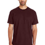 Gildan Mens Hammer Short Sleeve Crewneck T-Shirt - Sport Dark Maroon - Closeout