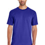 Gildan Mens Hammer Short Sleeve Crewneck T-Shirt - Sport Royal Blue