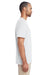 Gildan H300 Mens Hammer Short Sleeve Crewneck T-Shirt w/ Pocket White Side