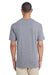 Gildan H300 Mens Hammer Short Sleeve Crewneck T-Shirt w/ Pocket Sport Grey Back