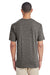 Gildan H300 Mens Hammer Short Sleeve Crewneck T-Shirt w/ Pocket Heather Graphite Grey Back