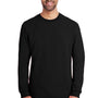 Gildan Mens Hammer Long Sleeve Crewneck T-Shirt - Black