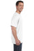 Hanes H5590 Mens ComfortSoft Short Sleeve Crewneck T-Shirt w/ Pocket White Side