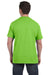 Hanes H5590 Mens ComfortSoft Short Sleeve Crewneck T-Shirt w/ Pocket Lime Green Back