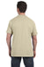 Hanes H5590 Mens ComfortSoft Short Sleeve Crewneck T-Shirt w/ Pocket Sand Brown Back