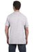Hanes H5590 Mens ComfortSoft Short Sleeve Crewneck T-Shirt w/ Pocket Ash Grey Back