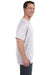 Hanes H5590 Mens ComfortSoft Short Sleeve Crewneck T-Shirt w/ Pocket Ash Grey Side