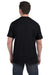 Hanes H5590 Mens ComfortSoft Short Sleeve Crewneck T-Shirt w/ Pocket Black Back