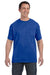 Hanes H5590 Mens ComfortSoft Short Sleeve Crewneck T-Shirt w/ Pocket Royal Blue Front