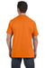 Hanes H5590 Mens ComfortSoft Short Sleeve Crewneck T-Shirt w/ Pocket Orange Back