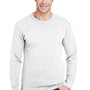 Gildan Mens Hammer Crewneck Sweatshirt - White - Closeout