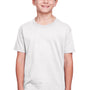 Fruit Of The Loom Youth Iconic Short Sleeve Crewneck T-Shirt - White
