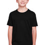 Fruit Of The Loom Youth Iconic Short Sleeve Crewneck T-Shirt - Black