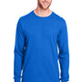 Fruit Of The Loom Mens Iconic Long Sleeve Crewneck T-Shirt - Royal Blue