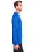 Fruit Of The Loom IC47LSR Mens Iconic Long Sleeve Crewneck T-Shirt Royal Blue Side
